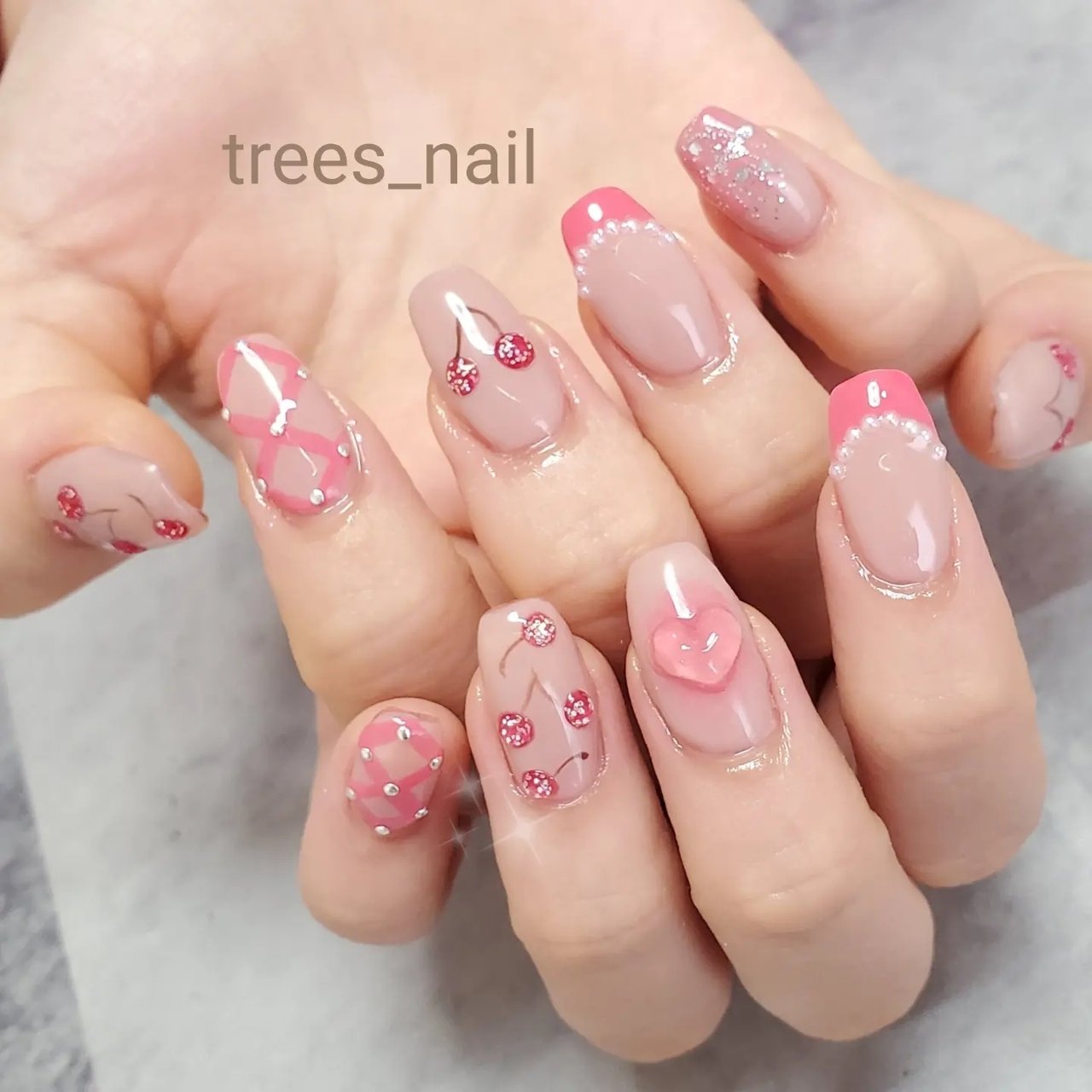 trees_nailのネイルデザイン[No.7450355]｜ネイルブック