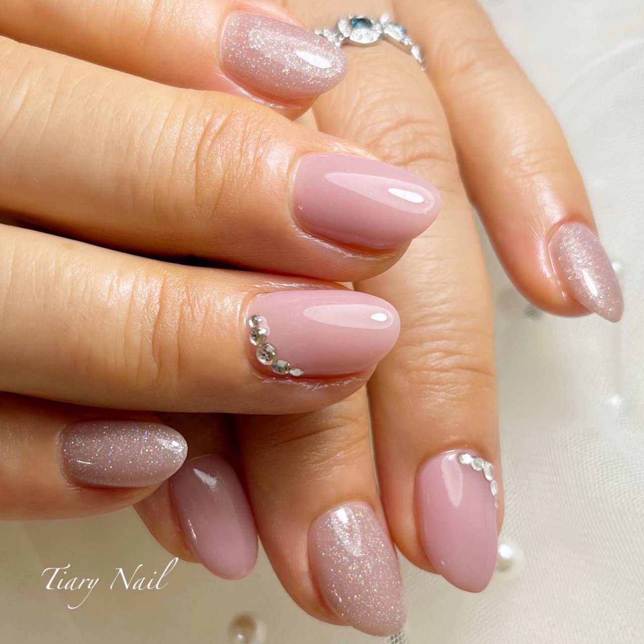 夏 旅行 オフィス ブライダル シンプル Tiarynail ティアリーネイルのネイルデザイン No ネイルブック