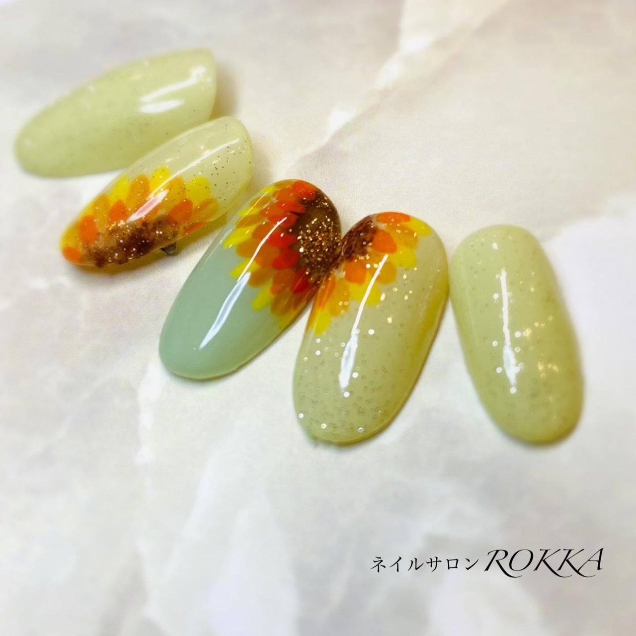 夏 海 リゾート ライブ ハンド Hir のネイルデザイン No ネイルブック