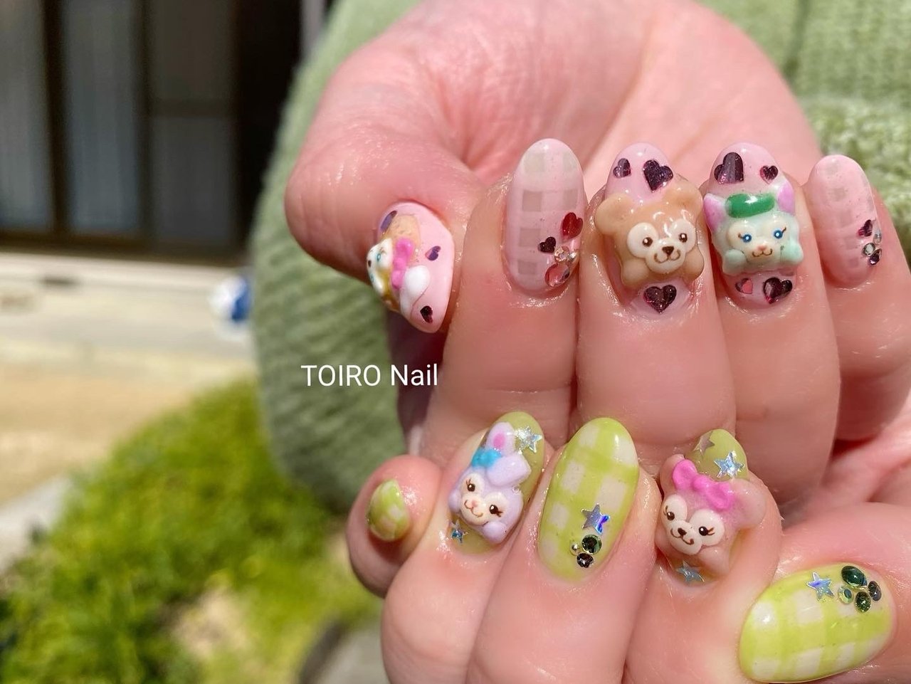 オールシーズン 旅行 女子会 ハンド チェック Toiro Nailのネイルデザイン No ネイルブック