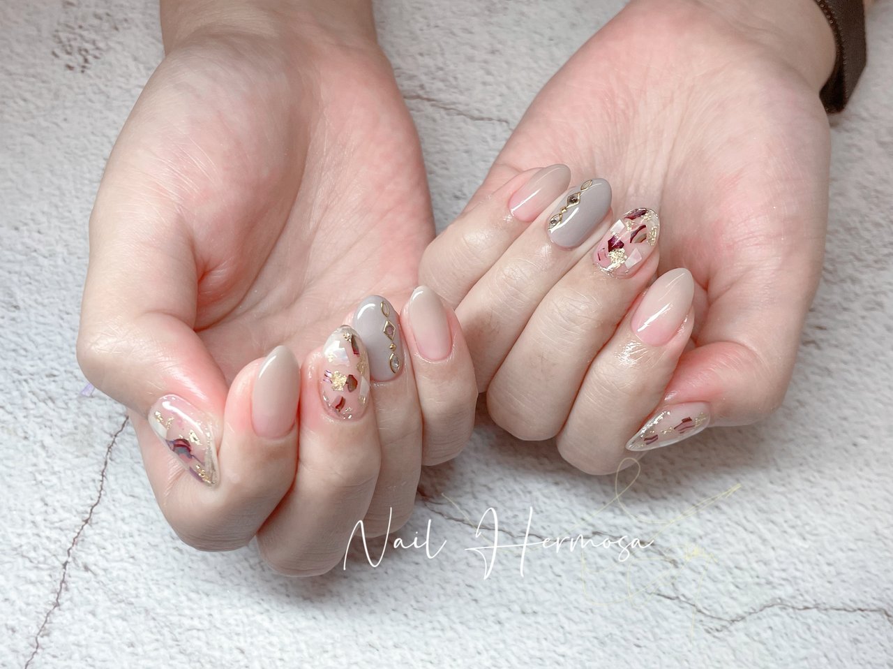 ハンド ポイント お客様 Nail Heromosaのネイルデザイン No ネイルブック