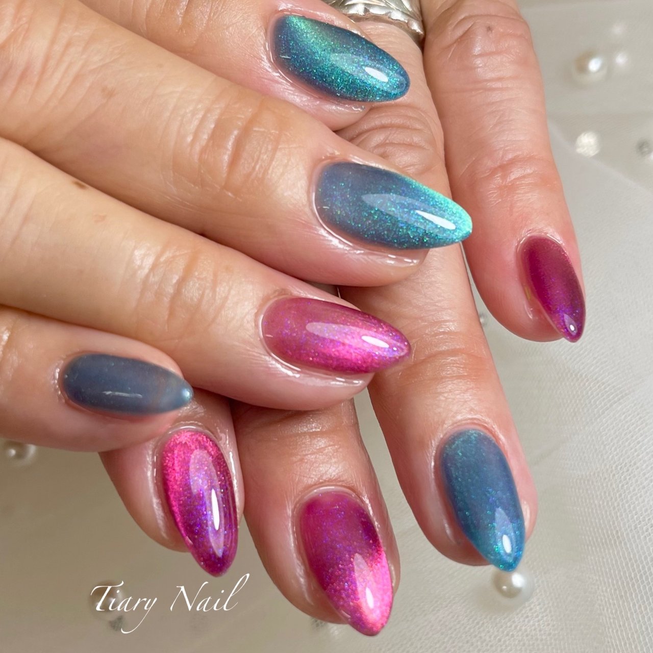 夏 海 リゾート グラデーション ワンカラー Tiarynail ティアリーネイルのネイルデザイン No ネイルブック