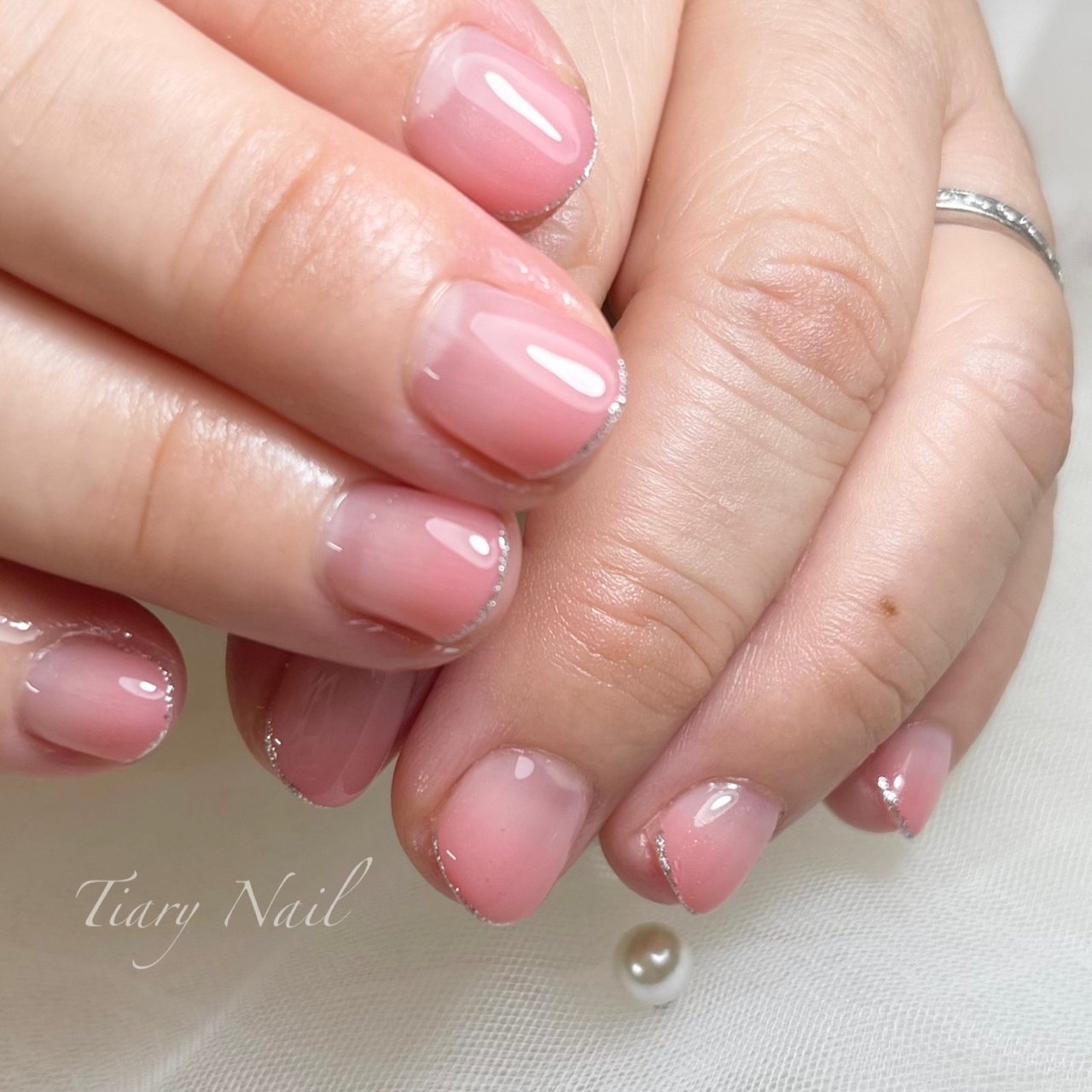 夏 旅行 オフィス ブライダル シンプル Tiarynail ティアリーネイルのネイルデザイン No ネイルブック