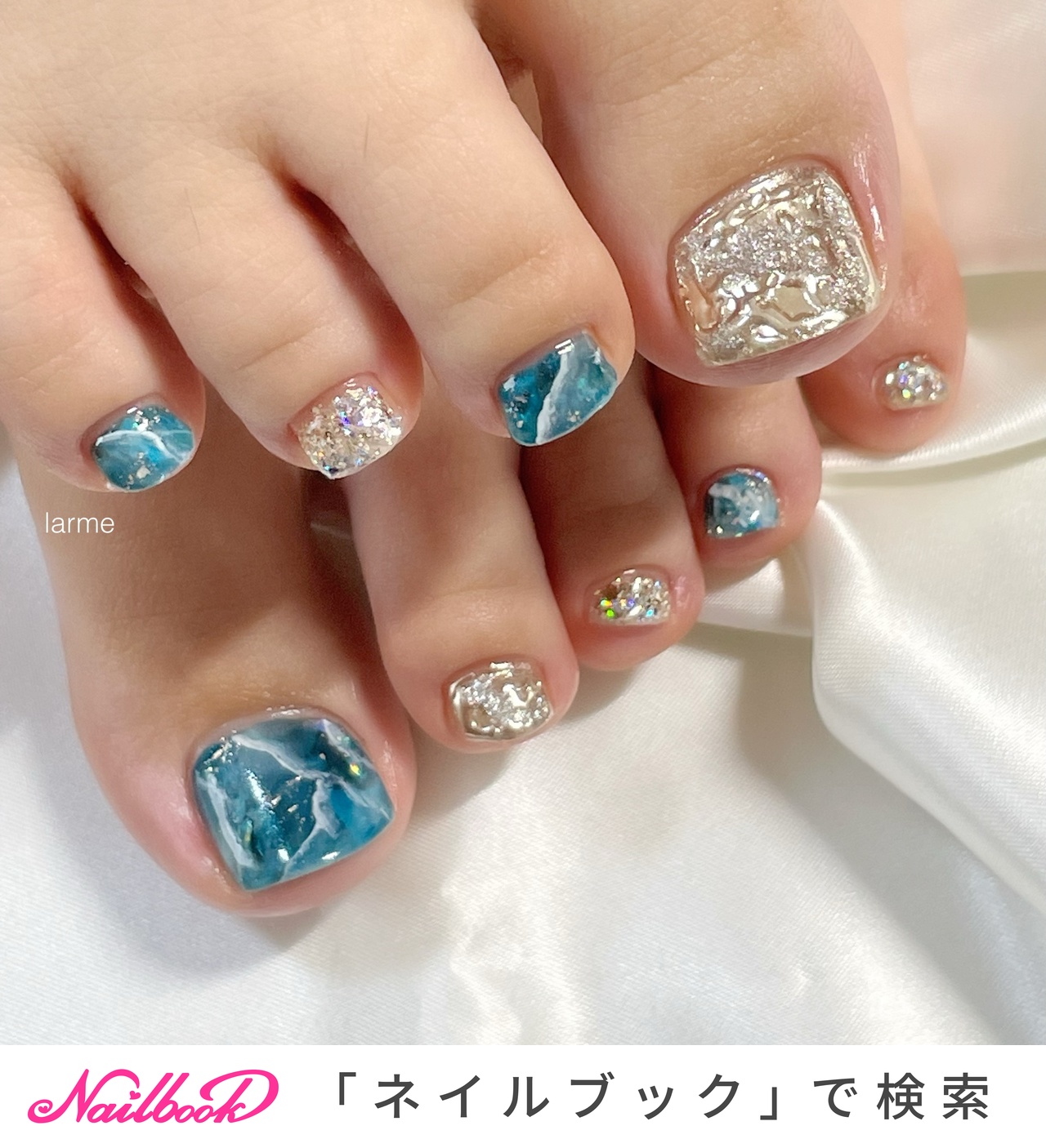 feet 正規品 水色 ターコイズ ブルー 1280_lc