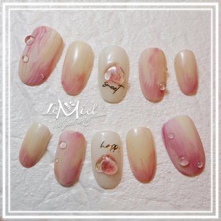 人気順｜ネイルチップ(サンプルチップ)/#桃ネイル🍑のネイル