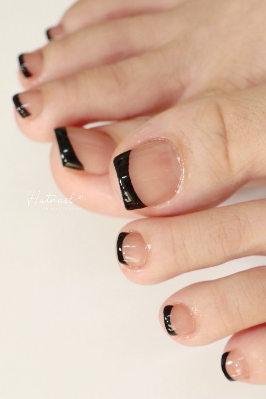 フット フレンチ Hatnail 矢島初実のネイルデザイン No ネイルブック