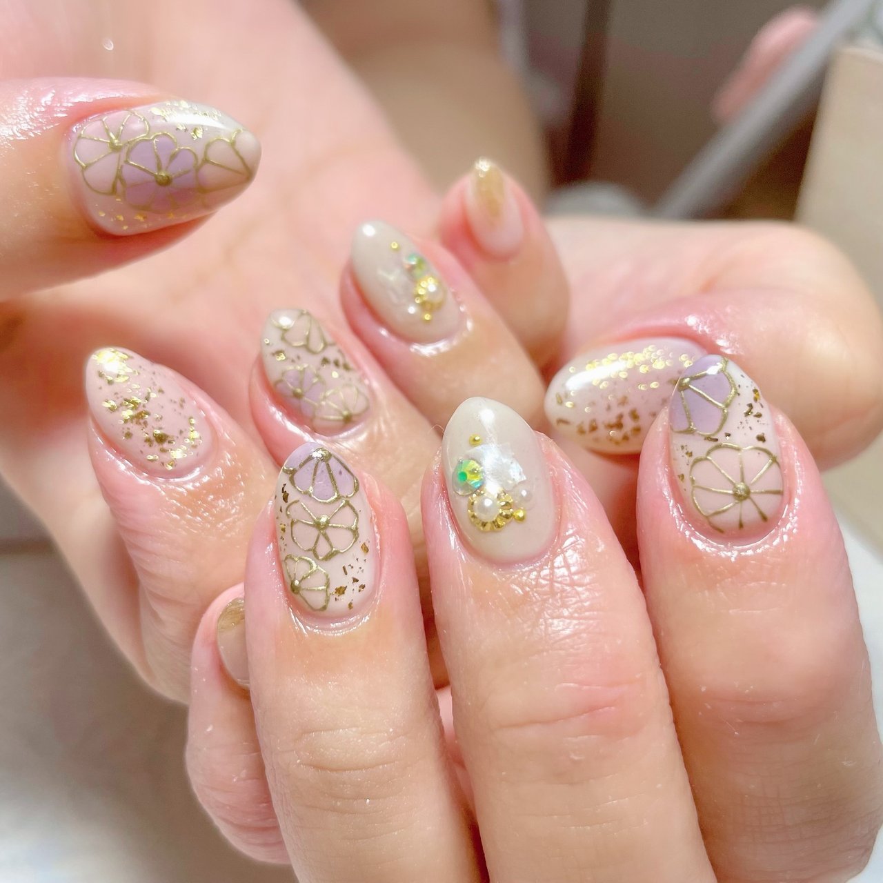 お正月 成人式 ブライダル パーティー ハンド Only Nail 西船橋南口徒歩6分 のネイルデザイン No ネイルブック