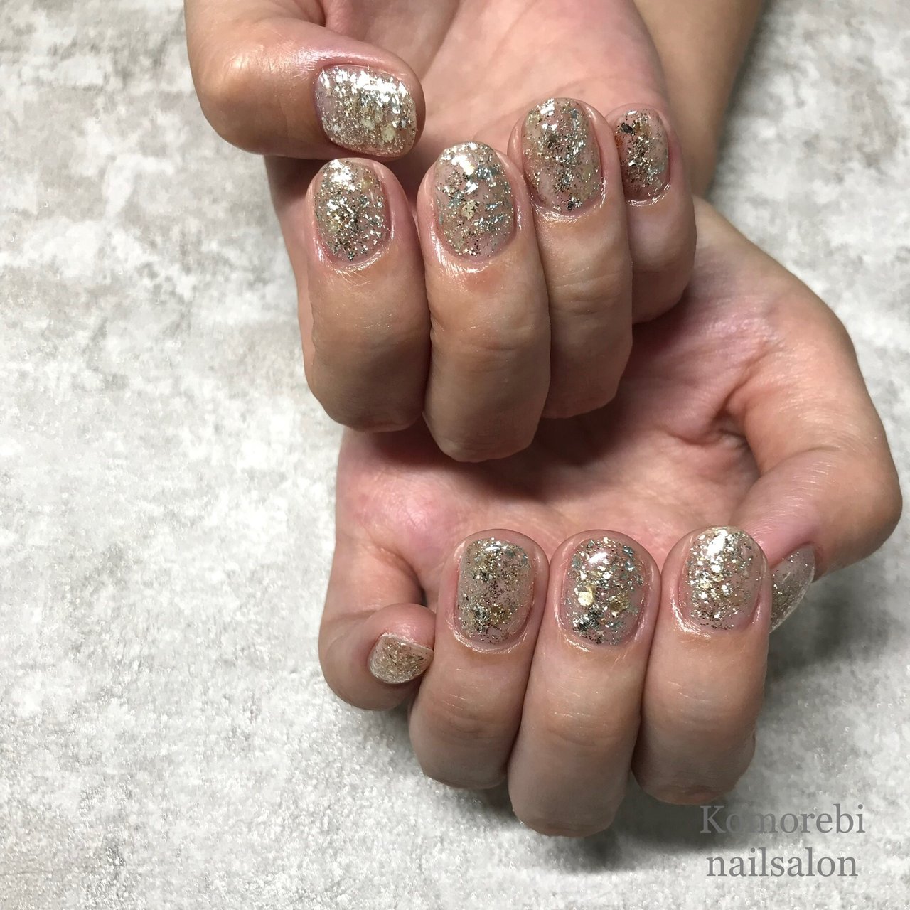 夏 オールシーズン 海 浴衣 ハンド Komorebi Nailsalonのネイルデザイン No ネイルブック
