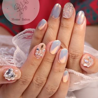 ネイルチップ スワロフスキー ホワイト 復活祭♡A Nail♡ | www