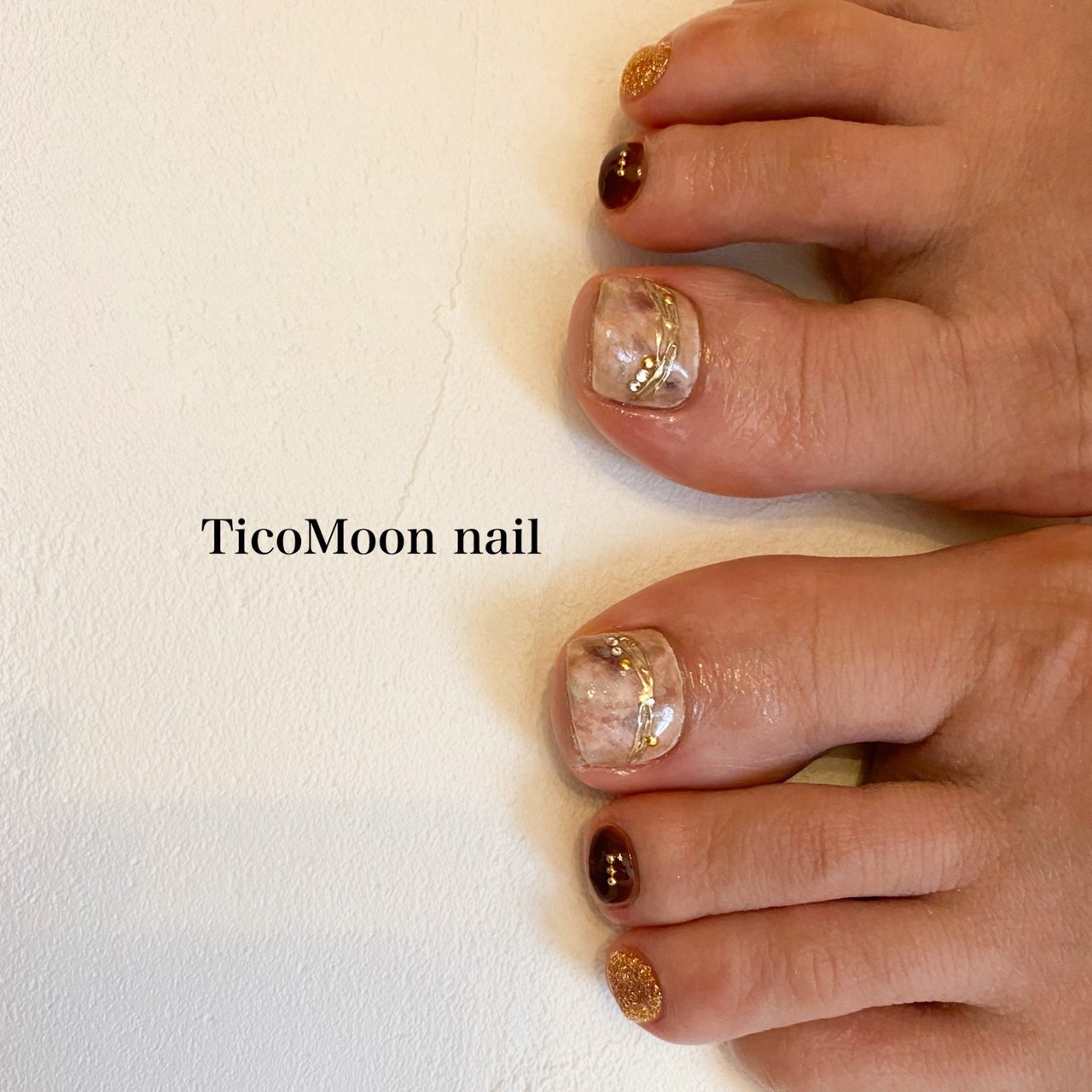 オールシーズン 海 リゾート 浴衣 フット Ticomoon Nailのネイルデザイン No ネイルブック