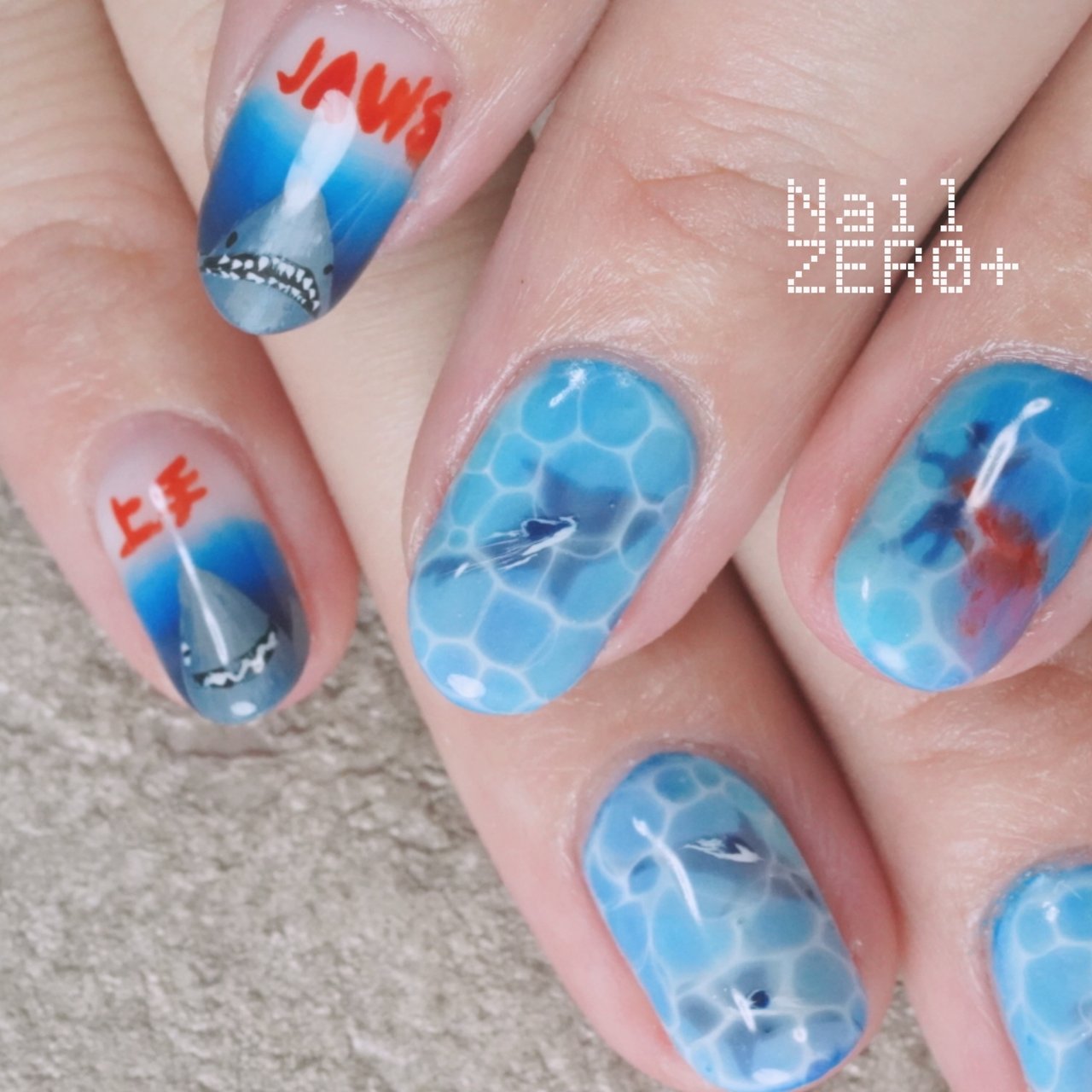 夏/海/リゾート/ハンド/ワンカラー - 塩見隼人 [池袋]ネイルゼロプラス