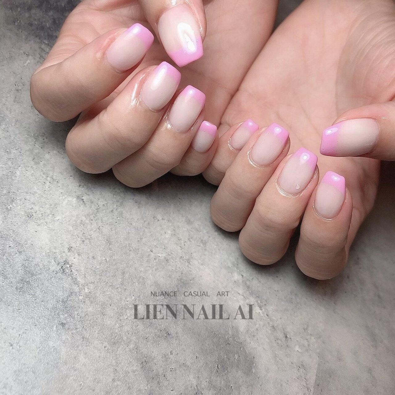 夏 オールシーズン ハンド フレンチ ピンク I のネイルデザイン No ネイルブック