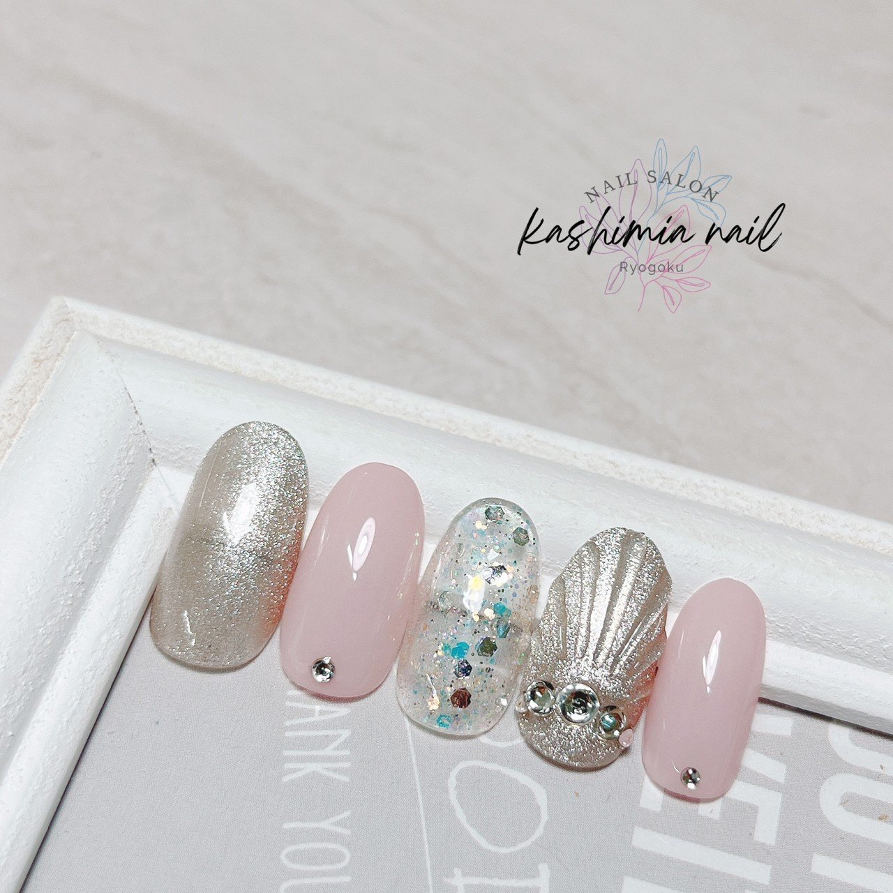 夏 海 リゾート オフィス ハンド Kashimia Nail カシミアネイル のネイルデザイン No ネイルブック