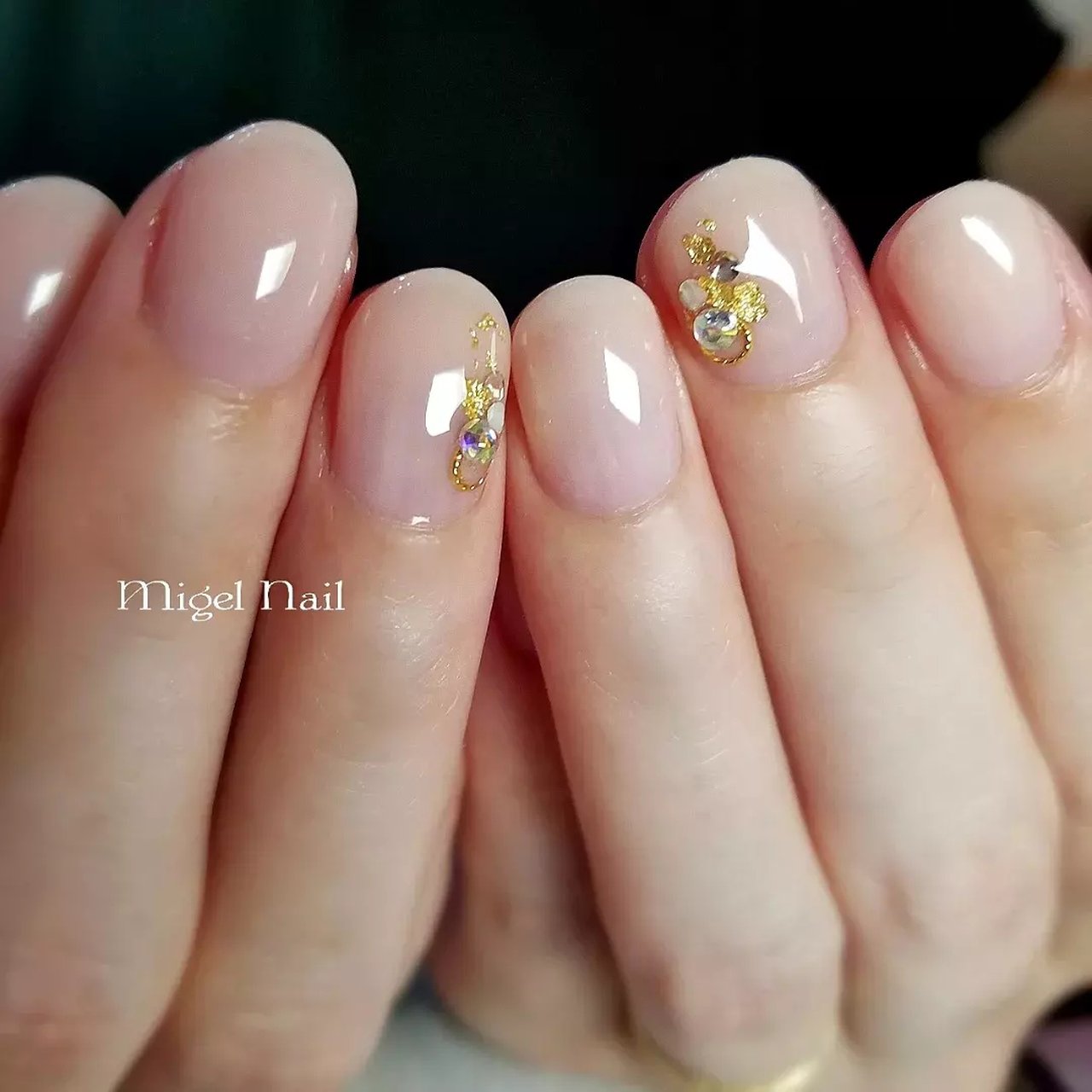 リゾート オフィス ブライダル パーティー グラデーション Migel Nailのネイルデザイン No ネイルブック