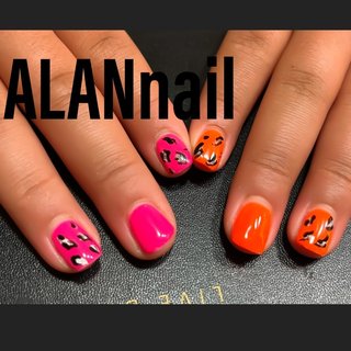 蛍光ピンクのネイルデザイン ネイルブック