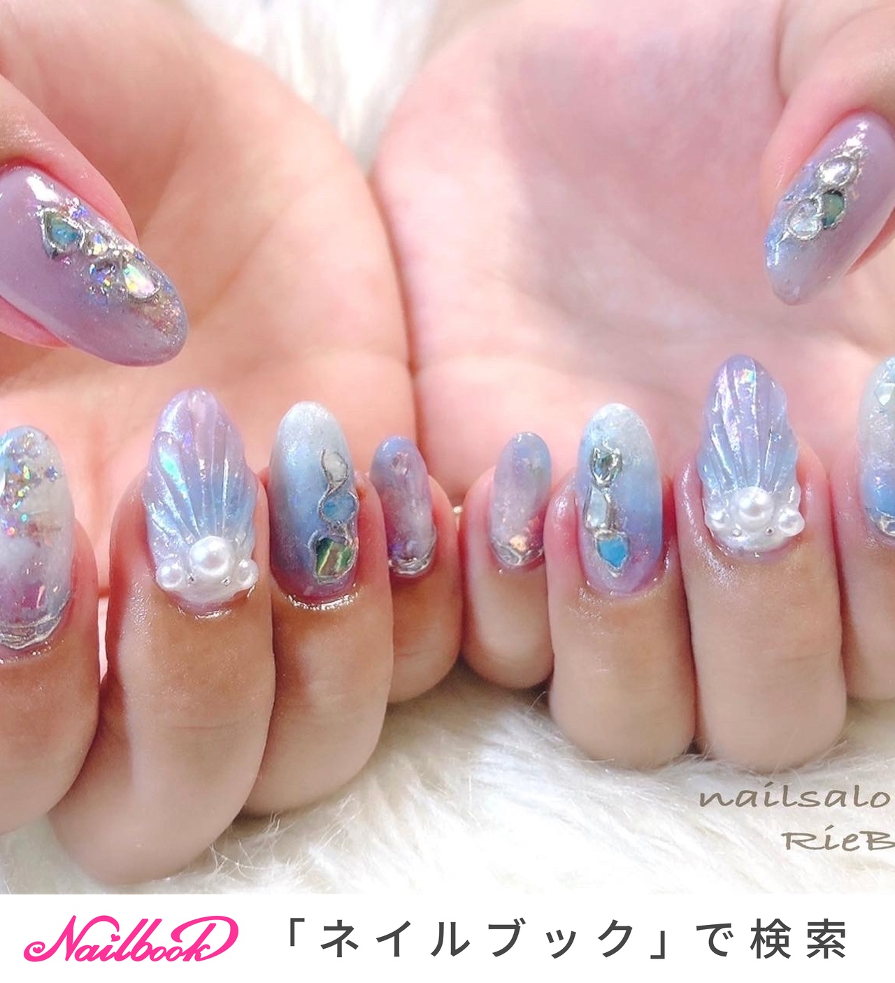 夏 海 リゾート 浴衣 ハンド Nail Salon Riebe リーヴェ のネイルデザイン No ネイルブック