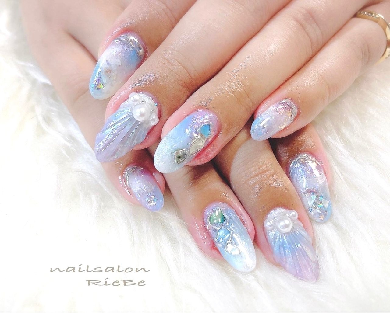 夏/海/リゾート/浴衣/ハンド - Nail Salon RieBe 〜リーヴェ〜のネイル