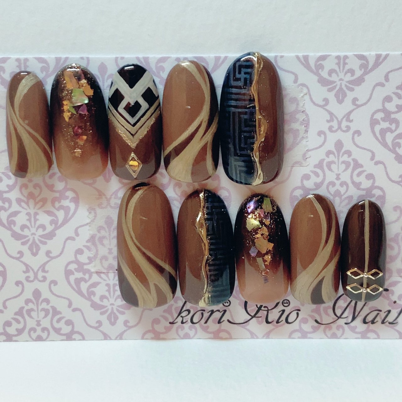 JNC ネイルディスプレイ用手型 ネイルチップ付き