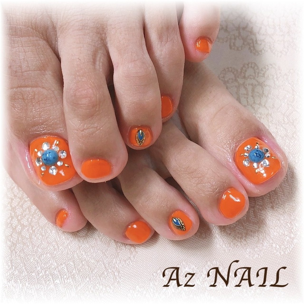 夏/旅行/海/デート/フット - Az NAIL ゆき＊のネイルデザイン[No