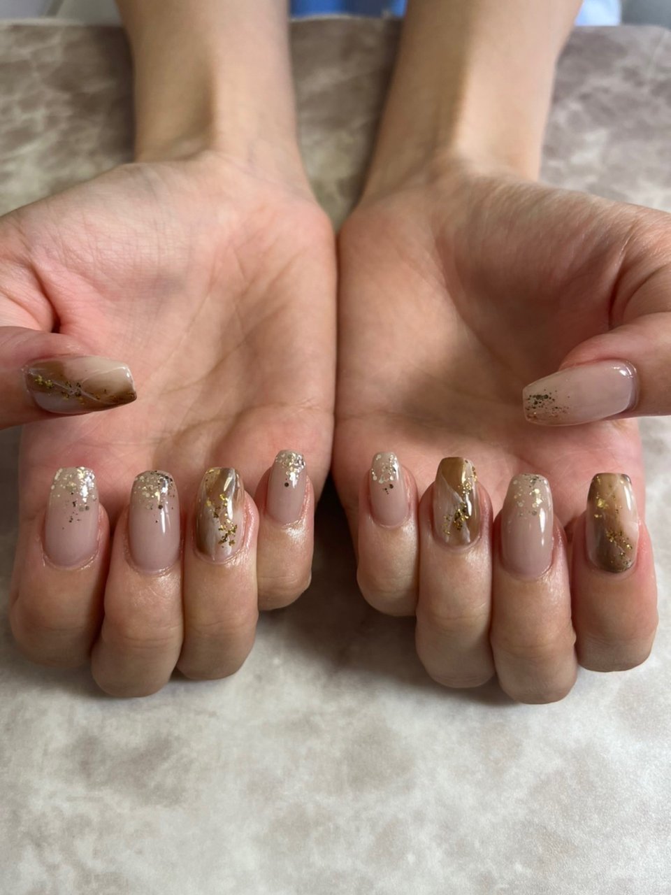 夏 秋 ハンド Navyのネイルデザイン No ネイルブック