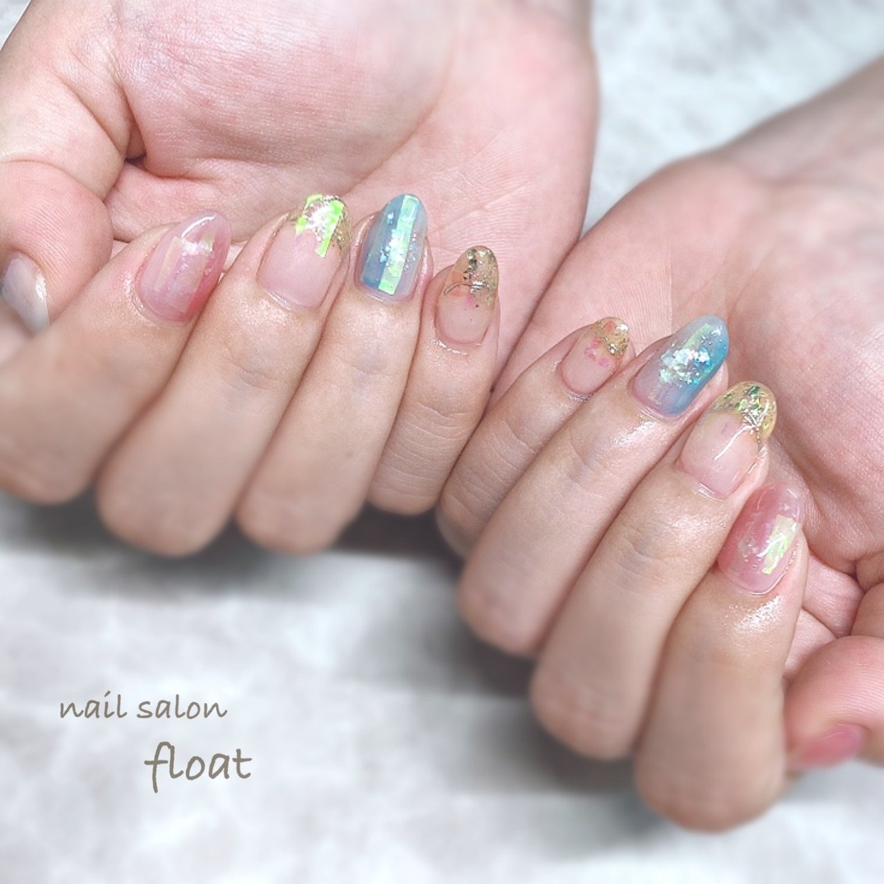 夏 オールシーズン 海 デート ハンド Nail Salon Floatのネイルデザイン No ネイルブック