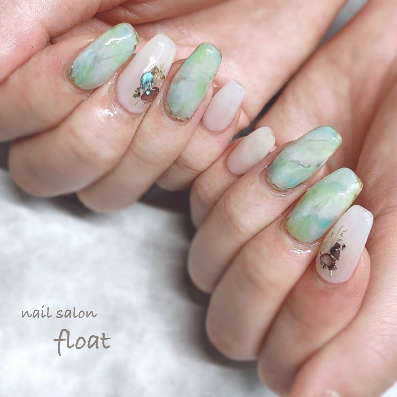 春 夏 オールシーズン オフィス ハンド Nail Salon Floatのネイルデザイン No ネイルブック
