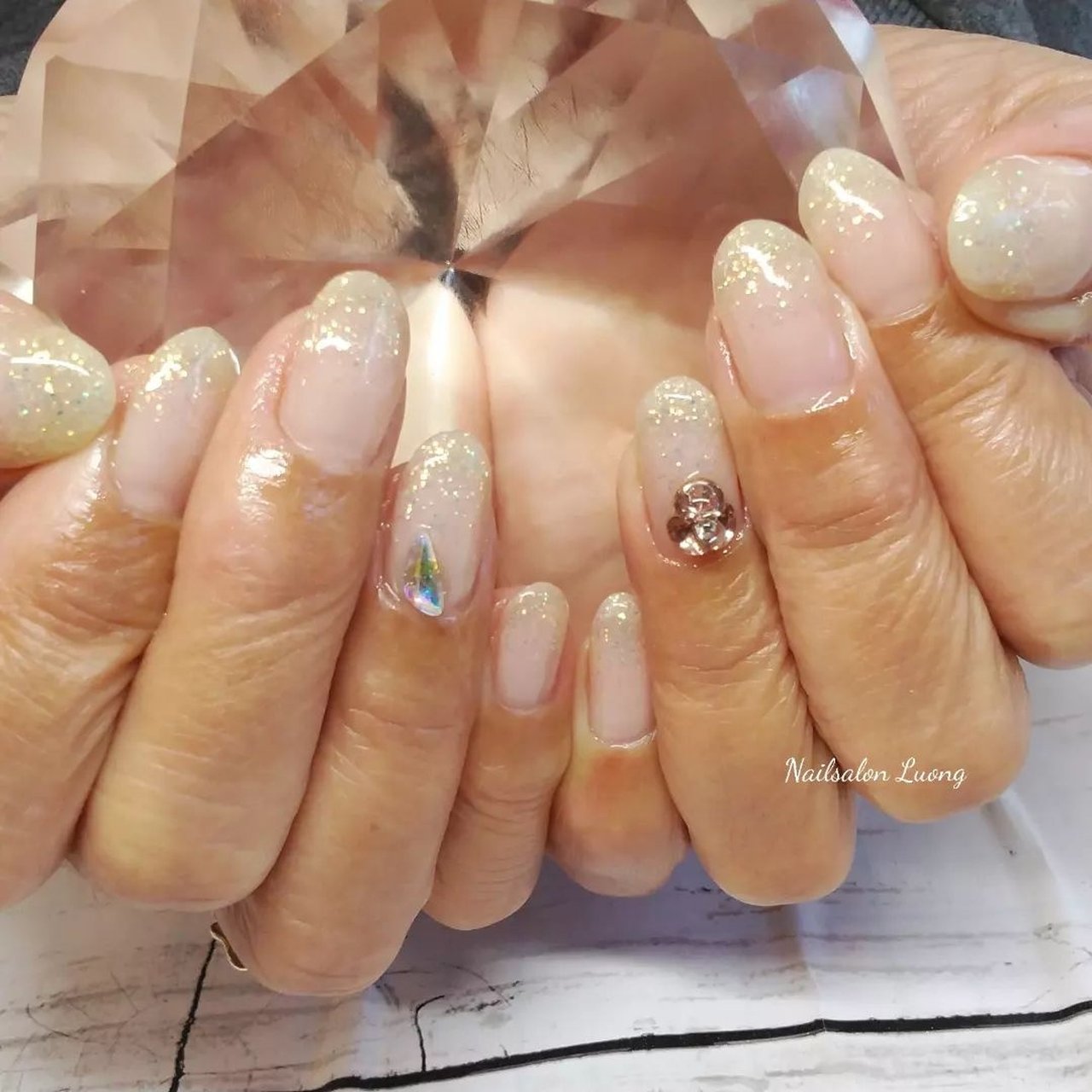 オールシーズン オフィス デート 女子会 ハンド Nailsalon Luongのネイルデザイン No ネイルブック