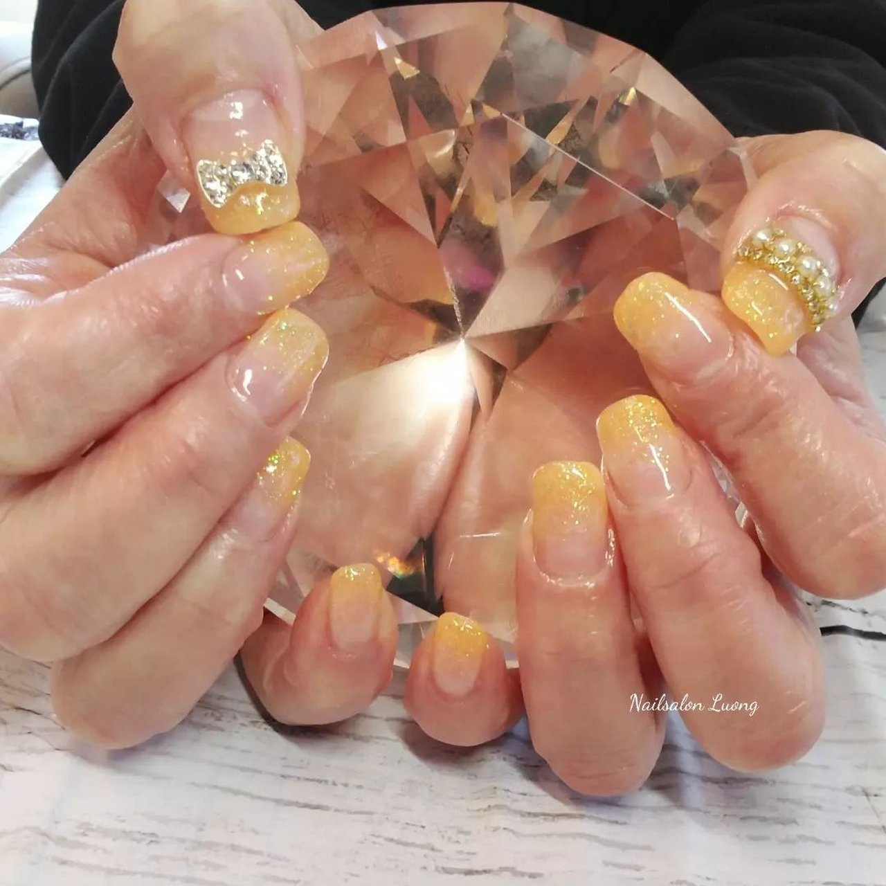春 夏 オールシーズン 女子会 ハンド Nailsalon Luongのネイルデザイン No ネイルブック