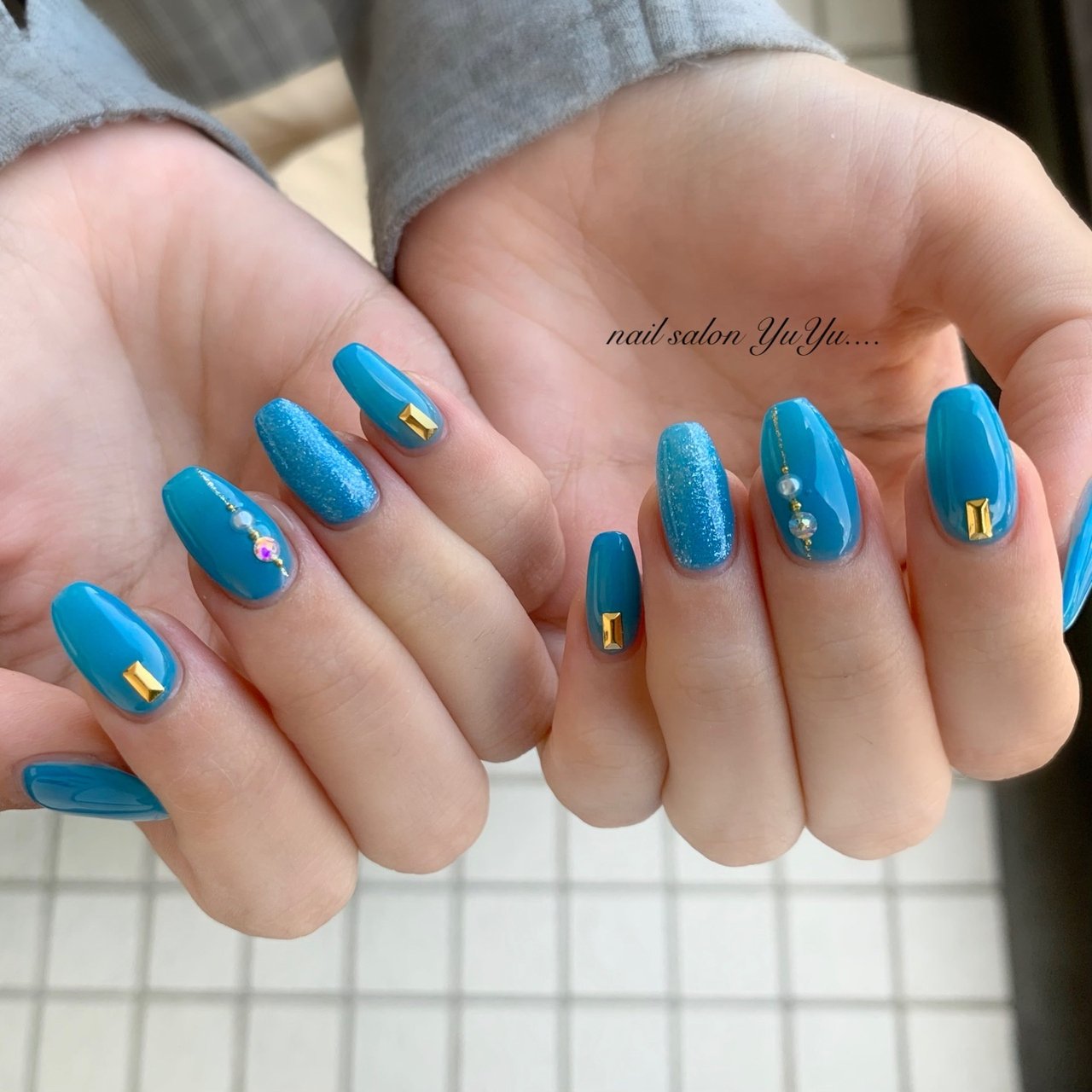 春 夏 ハンド ワンカラー パール Nail Salon Yuyuのネイルデザイン No ネイルブック