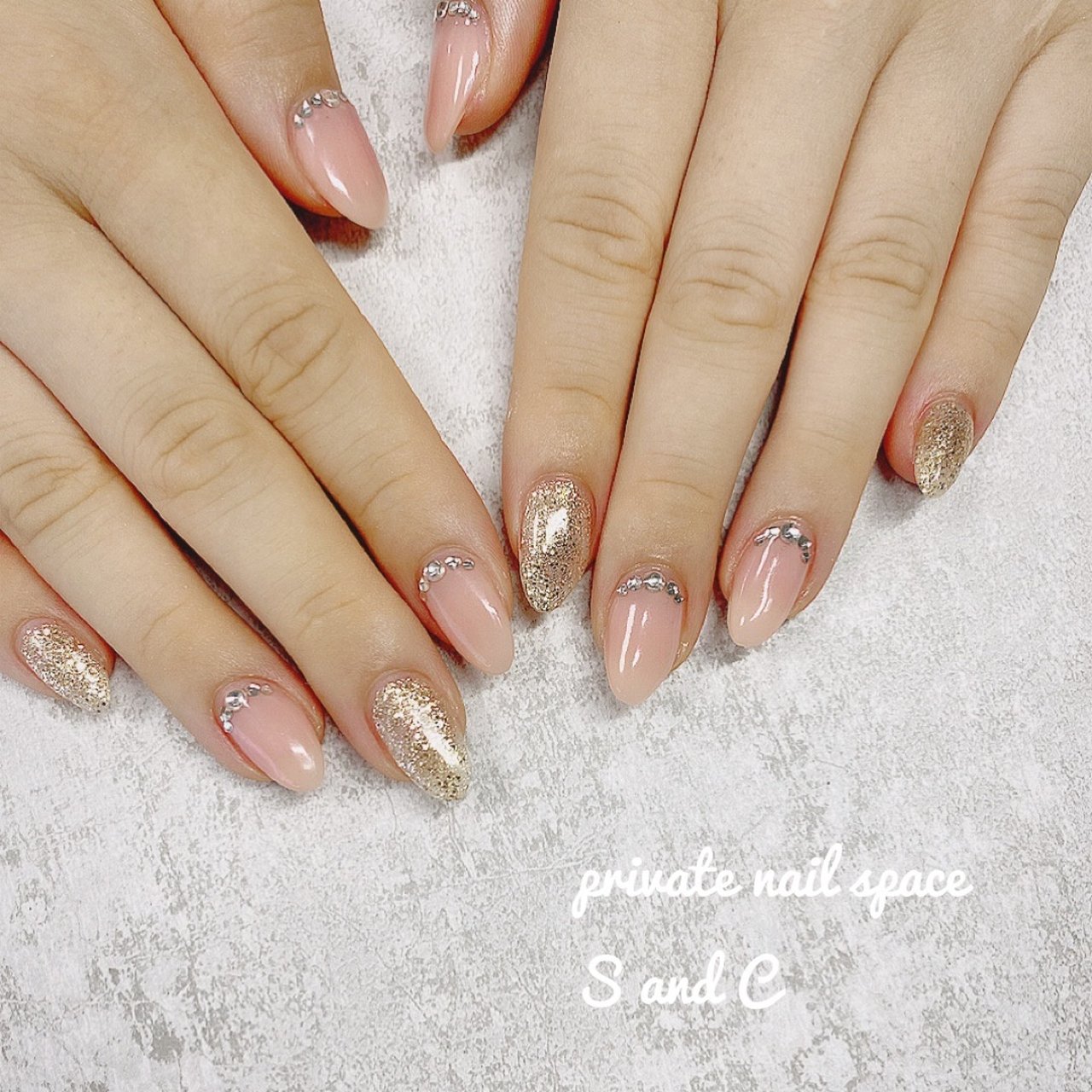 夏 オールシーズン 海 オフィス ハンド Private Nail Space S And Cのネイルデザイン No ネイルブック