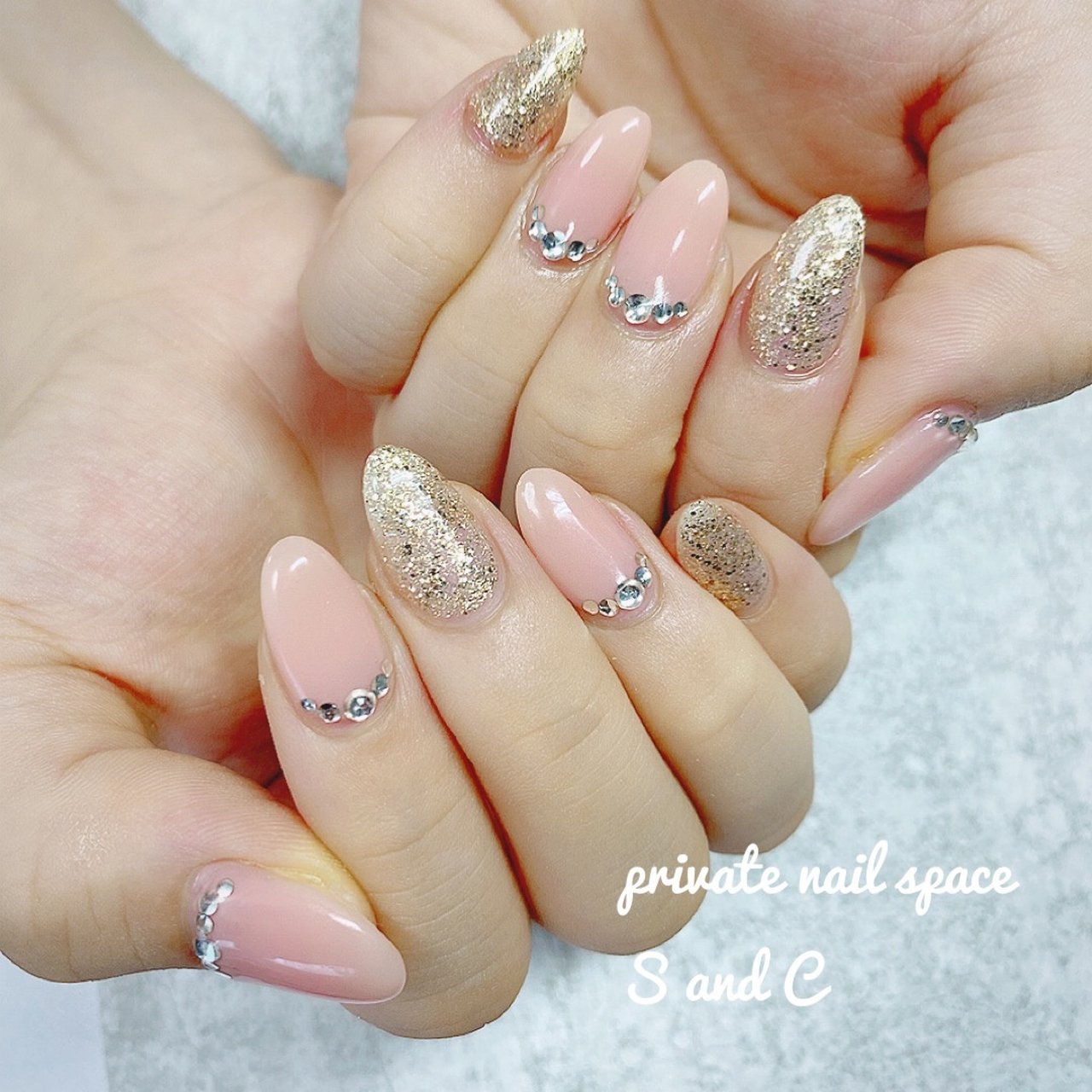 夏 オールシーズン 海 オフィス ハンド Private Nail Space S And Cのネイルデザイン No ネイルブック