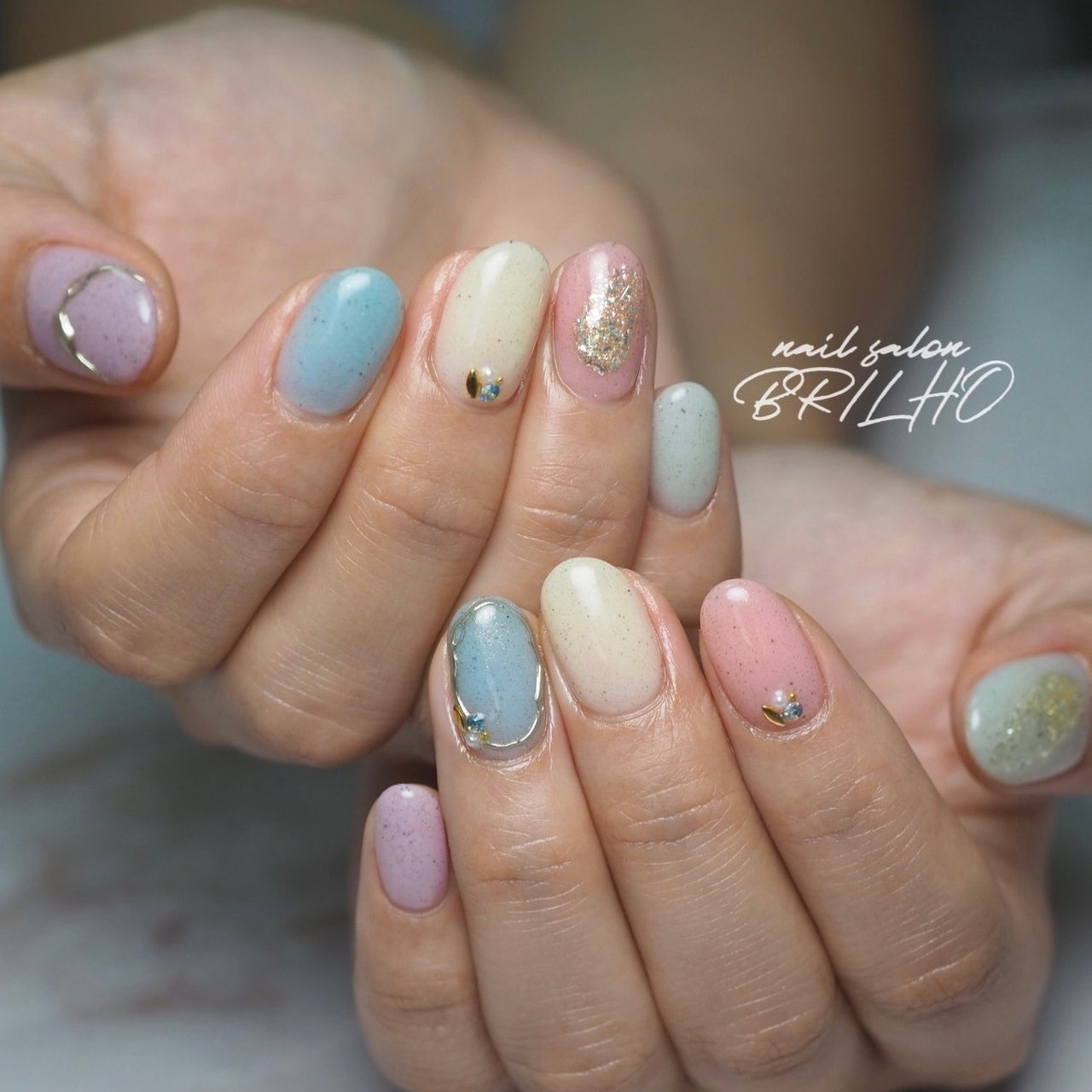 春 夏 デート 女子会 ハンド Midoriのネイルデザイン No ネイルブック