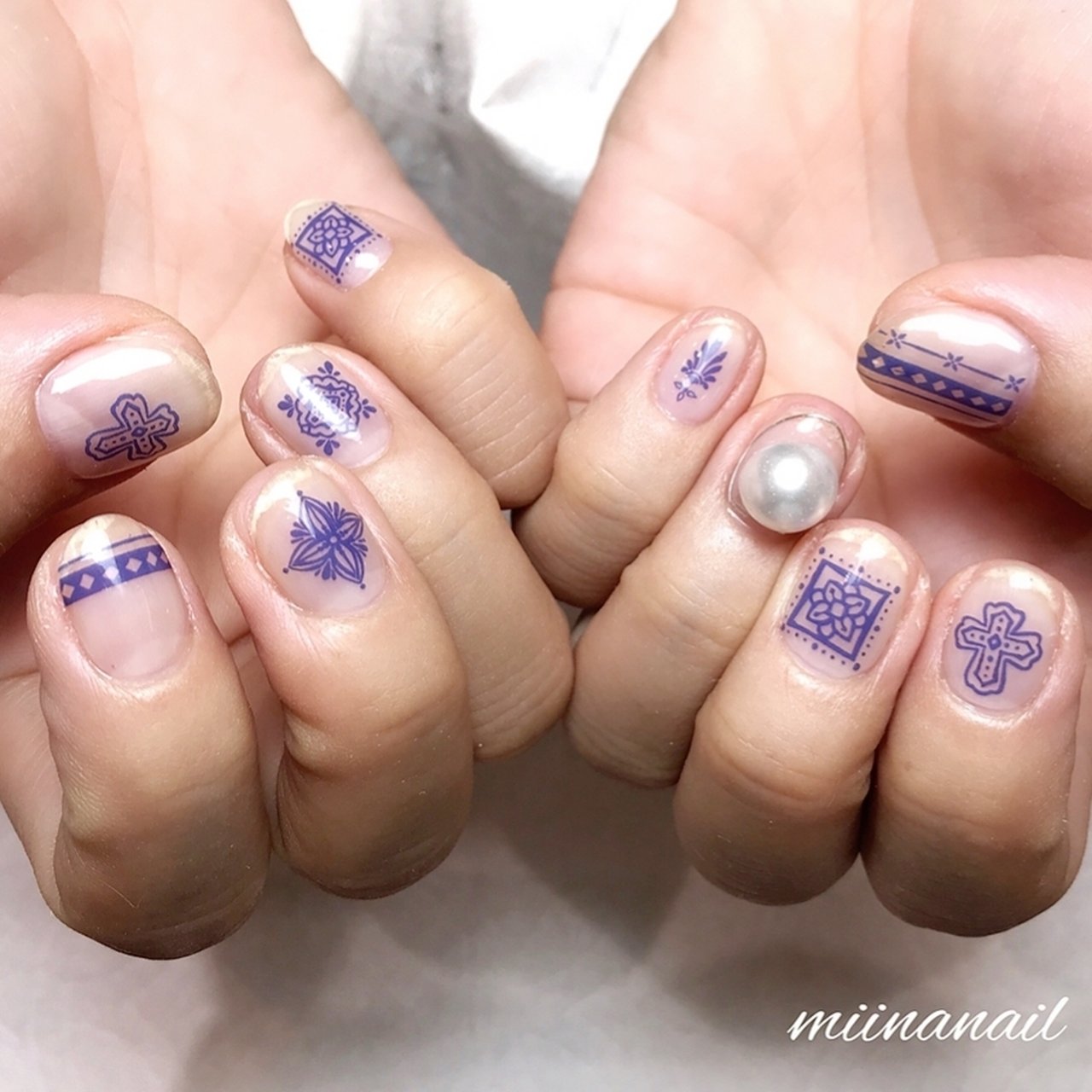 夏 旅行 海 リゾート ハンド Miinanailのネイルデザイン No ネイルブック