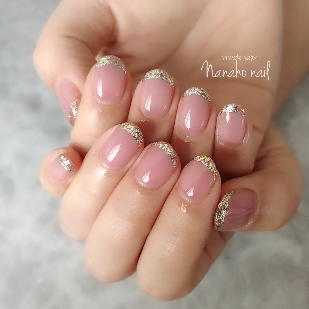 春 夏 オフィス ハンド フレンチ Nanaho Nail 大阪府八尾市 のネイルデザイン No ネイルブック