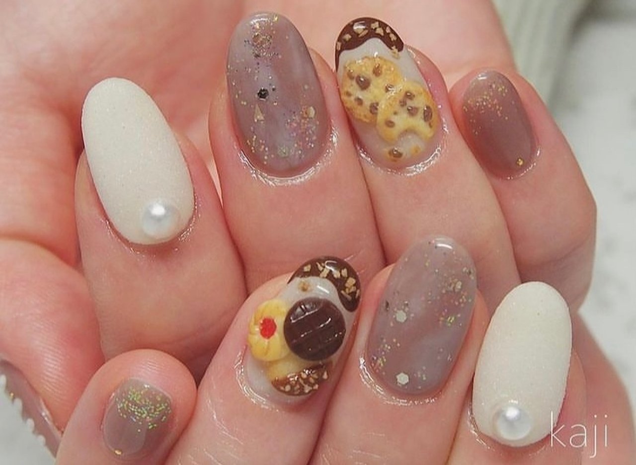 オールシーズン/バレンタイン/ハンド/3D/スイーツ - nailist kajiの  