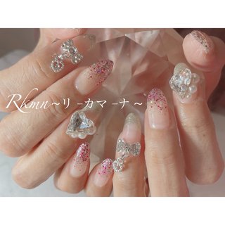 おすすめ順｜ハート/#ゆらゆらパーツのネイルデザイン｜ネイルブック