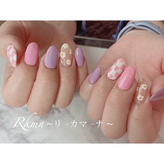 #チェック #フラワー #市松模様 #ピンク #紫 #ネイリスト #ネイル 
#春 #夏 #秋 #冬
#可愛い #おしゃれ #大人 #キレイ
#おすすめ #人気 
#ネイルブック#ネイリー
#ホットペッパー
#ネイルデザイン#ネイルアート
#Rkmn~リ-カ❁マ-ナ~ #オールシーズン #ハンド #フラワー #チェック #ミディアム #オーバル #ピンク #パープル #ジェルネイル #お客様 #Rkmn ~リ-カ❁マ-ナ~ #ネイルブック