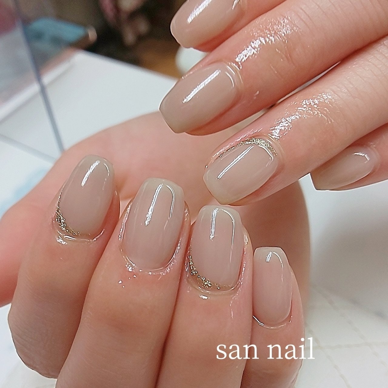 オールシーズン オフィス デート 女子会 ハンド San Nailのネイルデザイン No ネイルブック