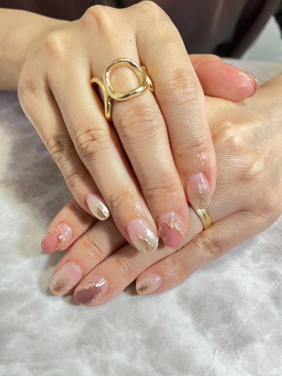 夏 秋 冬 ハンド Navyのネイルデザイン No ネイルブック