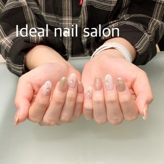 キラキラ シルバー かっこいいのネイルデザイン ネイルブック