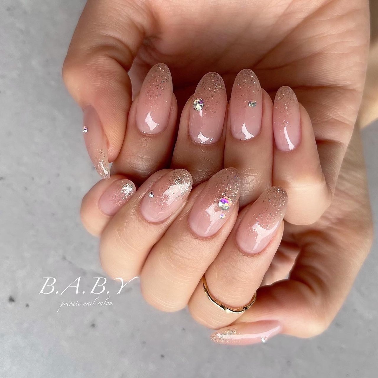 オールシーズン オフィス パーティー デート ハンド B A B Y ネイルサロンベイビー のネイルデザイン No ネイルブック