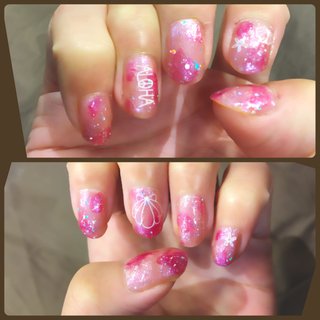 #pink #purple #summer #nail #liqueurnail リラ#パープル （cando）をベースカラーに塗る
liqueurnailベリー（cando）を適当にひと指に2点おき
#nailholic YE504を上から全体に一度塗り
更に上から全体にTMマニキュアC TMM1414
スパングルパープル（cando）を塗る
最後にしずく#ネイルシール ビーチ（cando）を適当に配置して貼って完成。
#ニュアンス #ピンク #ハンド #リゾート #夏 #タイダイ #海 #ラメ #女子会 #デート #ミディアム #セルフネイル #ライブ #浴衣 #nails ##ネイル #パーティー #キラキラ #かわいい #マーブルネイル #マーブルネイル #100均ネイル #マーブル #ラメネイル #セルフネイラー #セルフネイラー #プチプラネイル #マニキュア #簡単 #プチプラ #セルフ #夏 #海 #リゾート #ライブ #ハンド #ラメ #シェル #タイダイ #スターフィッシュ #キラキラ #ミディアム #ラウンド #ピンク #レッド #パープル #マニキュア #セルフネイル #10305 #ネイルブック