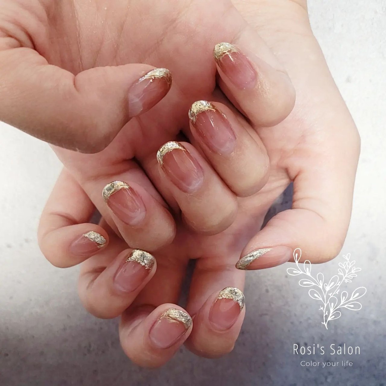 オールシーズン オフィス ブライダル パーティー ハンド Rosiのネイルデザイン No ネイルブック