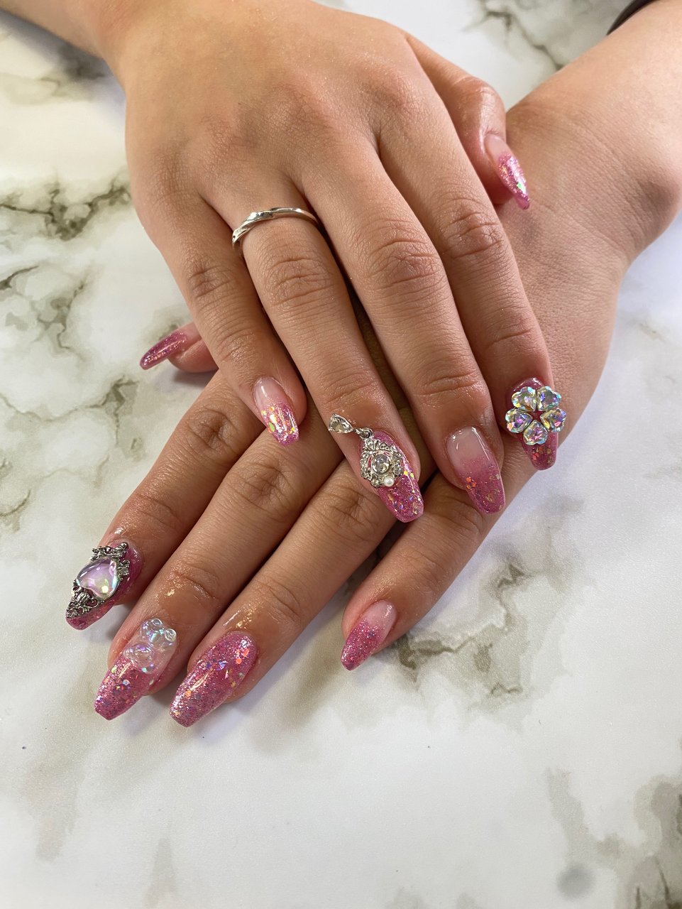 夏 秋 ハンド Navyのネイルデザイン No ネイルブック