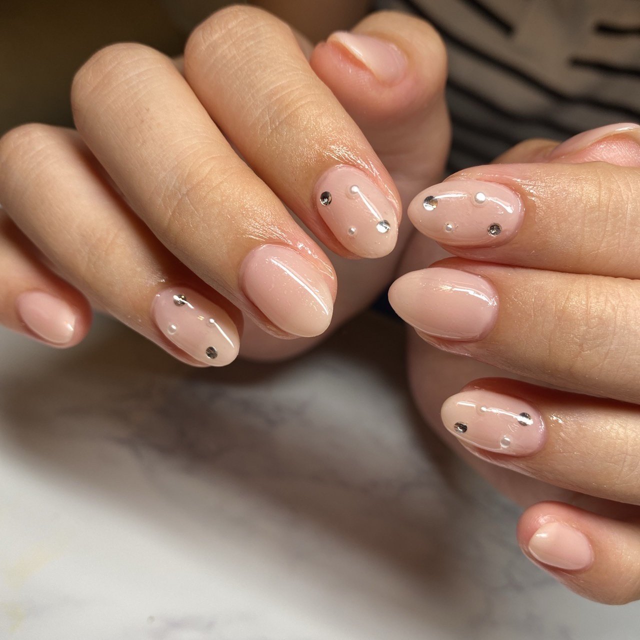 オールシーズン オフィス ブライダル パーティー ハンド Nailsのネイルデザイン No ネイルブック