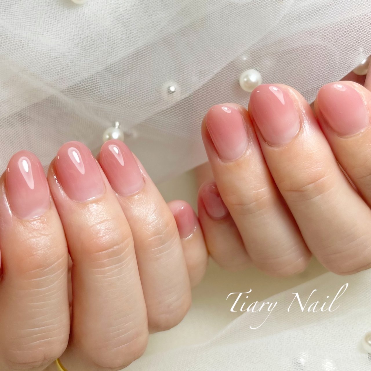 オールシーズン オフィス ブライダル パーティー シンプル Tiarynail ティアリーネイルのネイルデザイン No ネイル ブック