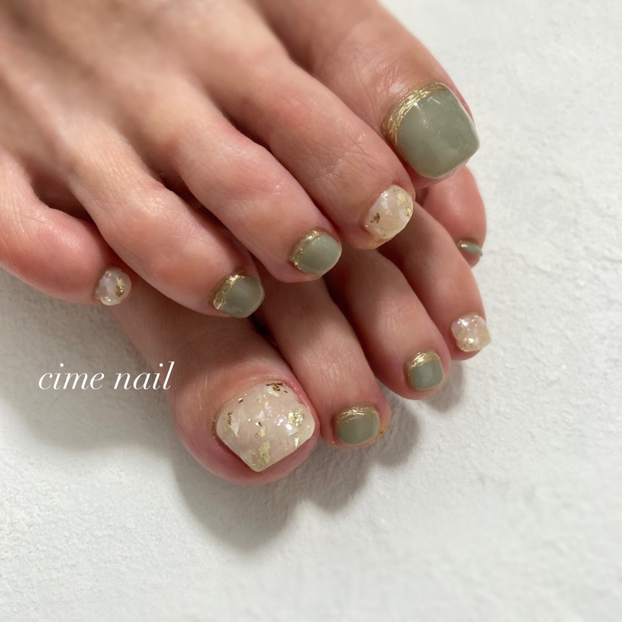 夏 秋 フット シンプル ショート Tomomiのネイルデザイン No ネイルブック