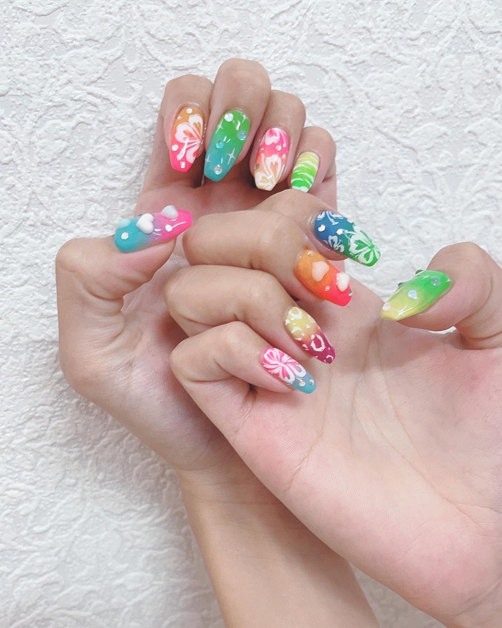 HIKARI ネイルケ 夏/海/リゾート/ライブ/ハンド - 大曲Hikari Nail⭐︎ﾋｶﾘﾈｲﾙのネイル