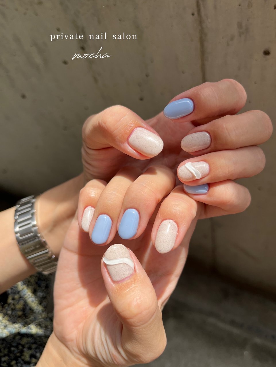 オールシーズン ハンド ぷっくり ショート オーバル みーのネイルデザイン No ネイルブック