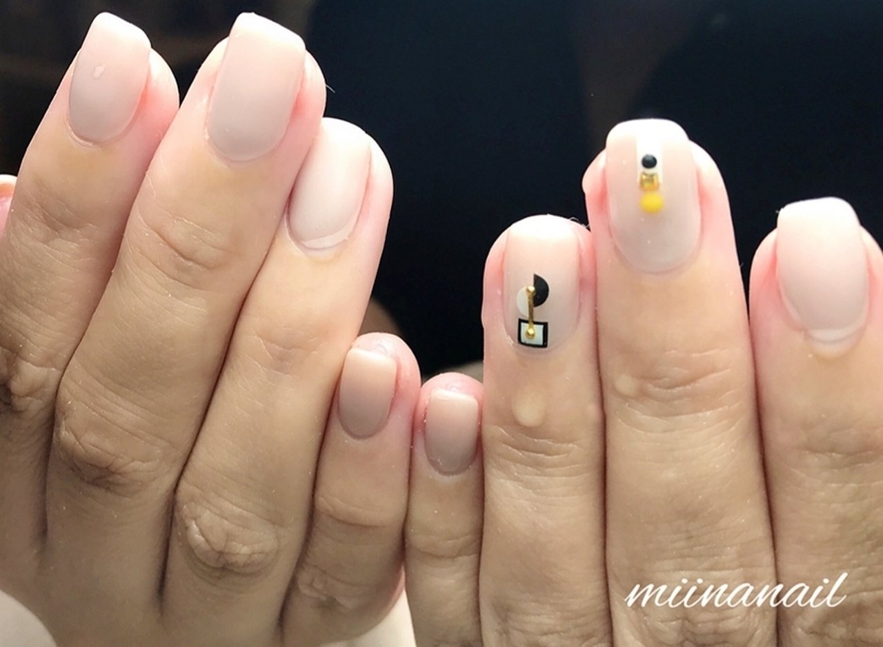 オールシーズン 旅行 リゾート ハンド ジオメトリック Miinanailのネイルデザイン No ネイルブック